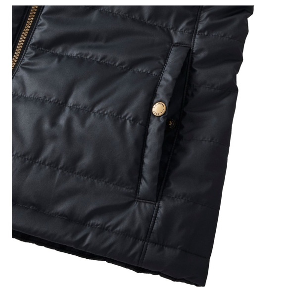 LL Bean Women’s Mountain Classic Puffer Vest Gunmetal Grey small petite - Picture 5 of 7